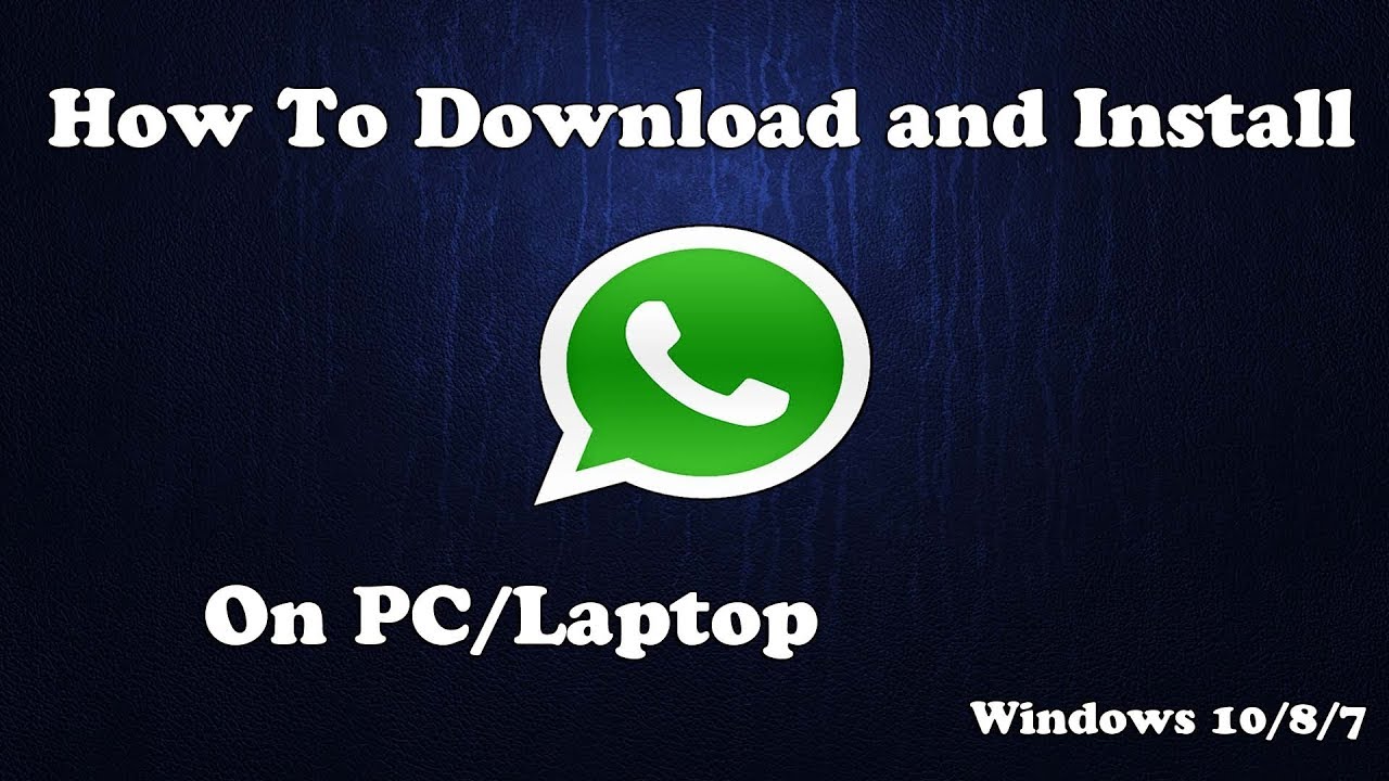 whatsapp pc windows 10